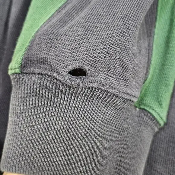 Vtg Ralph Lauren Striped Rugby Long Sleeve Polo. 100% Cotton. Mens Large READ - Picture 2 of 11